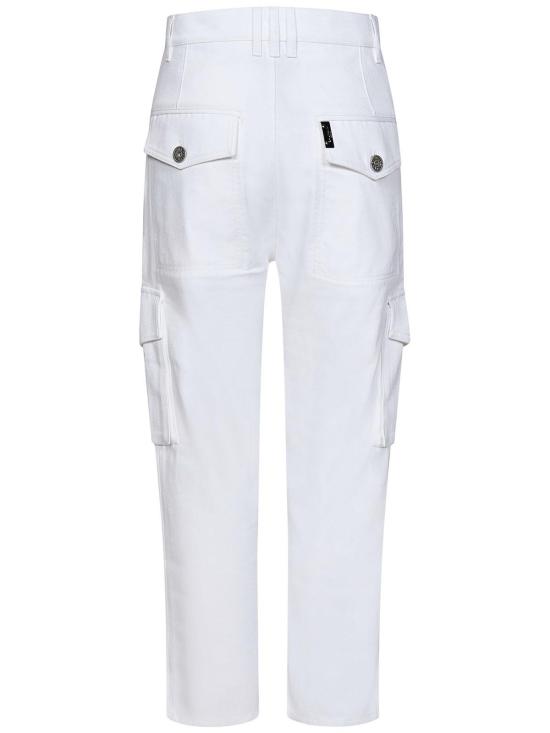  발망 스트레이트 팬츠 BH1PQ006CE250FA White - BALMAIN