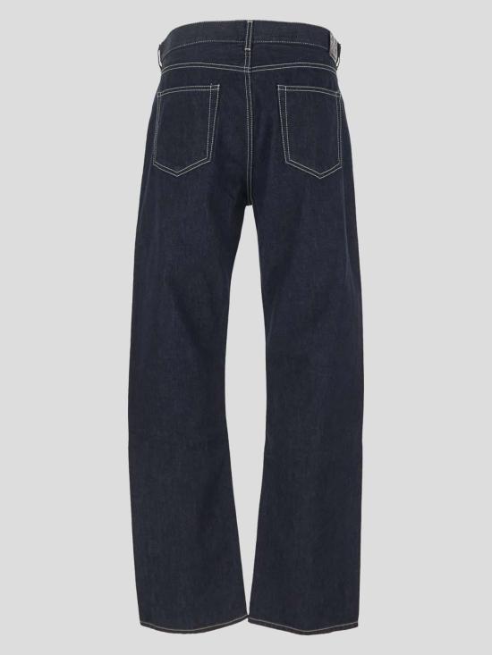  오프화이트 스트레이트 팬츠 OMYA138F23DEN0014761 Blue - OFF WHITE