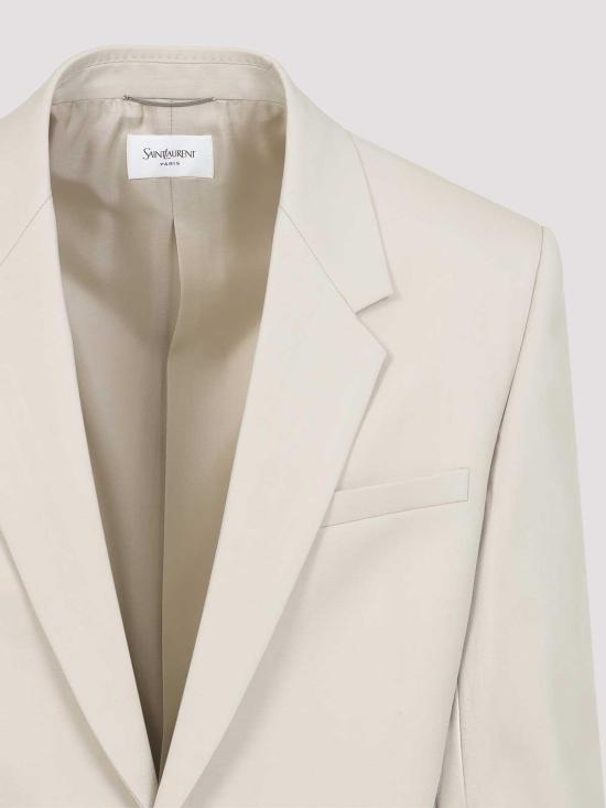 25SS 생로랑 수트 자켓 817949Y2L822630 Beige - SAINT LAURENT