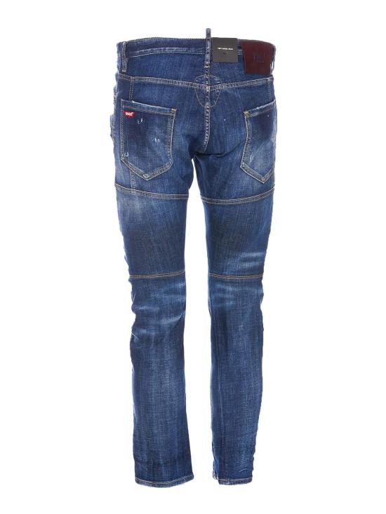  디스퀘어드2 스트레이트 팬츠 S74LB1334S30342470 Blue - DSQUARED2