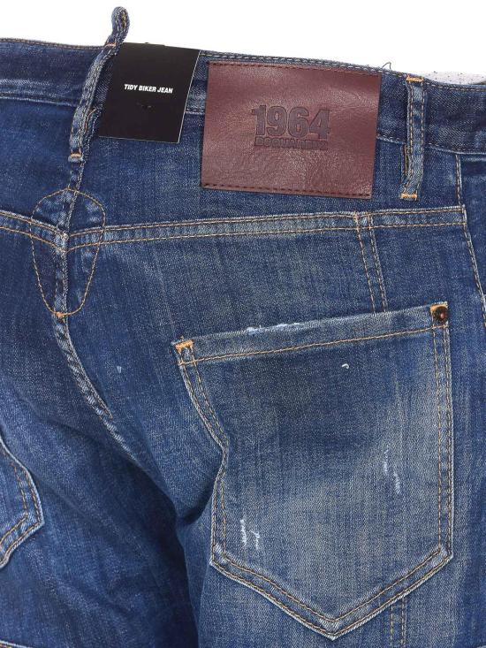  디스퀘어드2 스트레이트 팬츠 S74LB1334S30342470 Blue - DSQUARED2