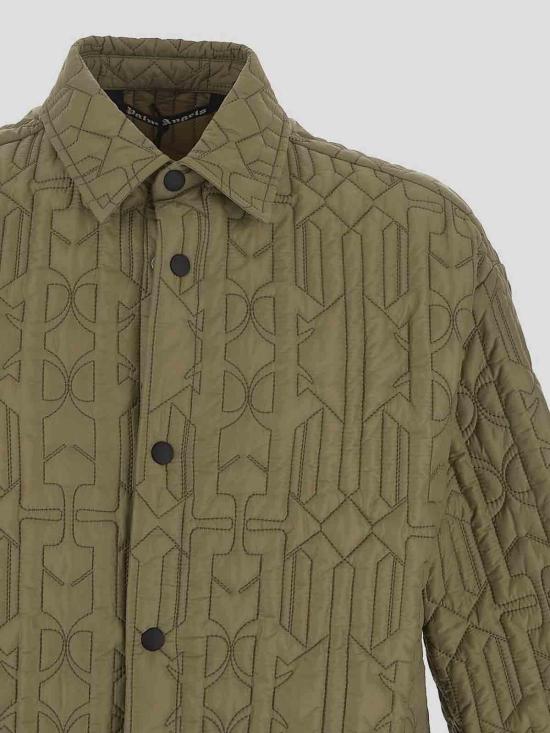  팜앤젤스 셔츠 PMEA251E23FAB0015610 Green - PALM ANGELS