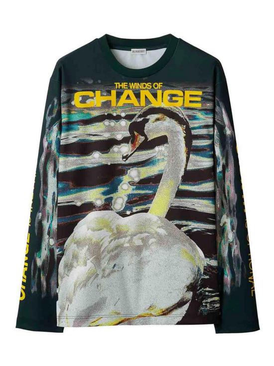  버버리 긴팔 티셔츠 8077333 Multicolour