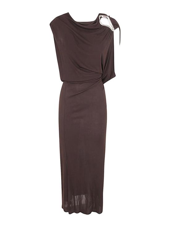  랑방 롱 원피스 RWDR00245803H23693 Brown