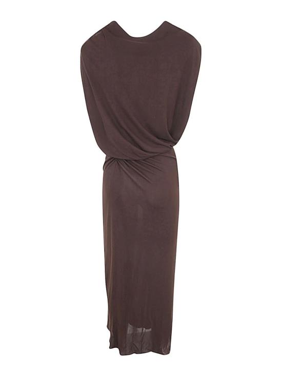  랑방 롱 원피스 RWDR00245803H23693 Brown - LANVIN