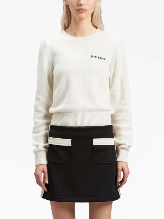  팜앤젤스 탑 PWHE051F23KNI0010410 Black - PALM ANGELS