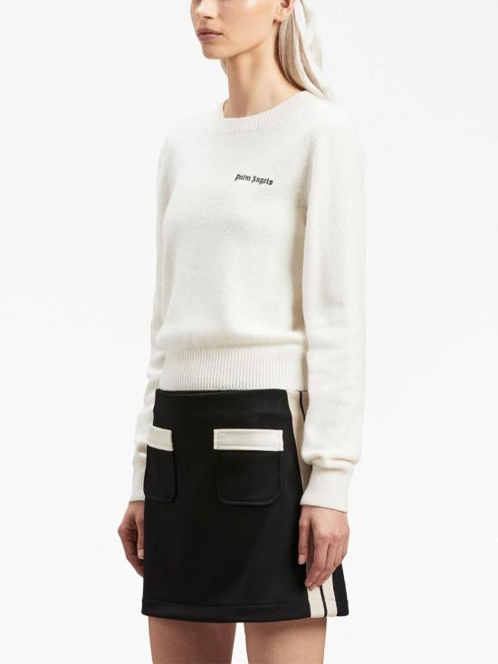  팜앤젤스 탑 PWHE051F23KNI0010410 Black - PALM ANGELS