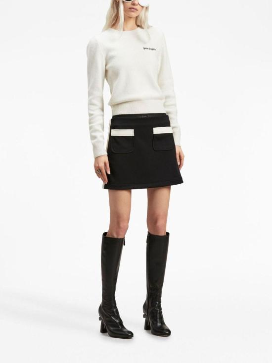  팜앤젤스 탑 PWHE051F23KNI0010410 Black - PALM ANGELS