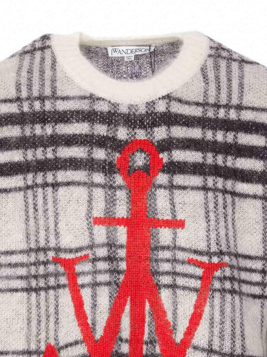  JW앤더슨 스웨터 KW0941YN0222903 White - JW ANDERSON