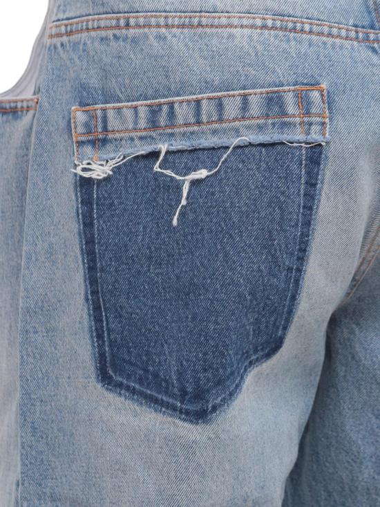  발망 스트레이트 팬츠 BH1ML062DD65SHY Blue - BALMAIN