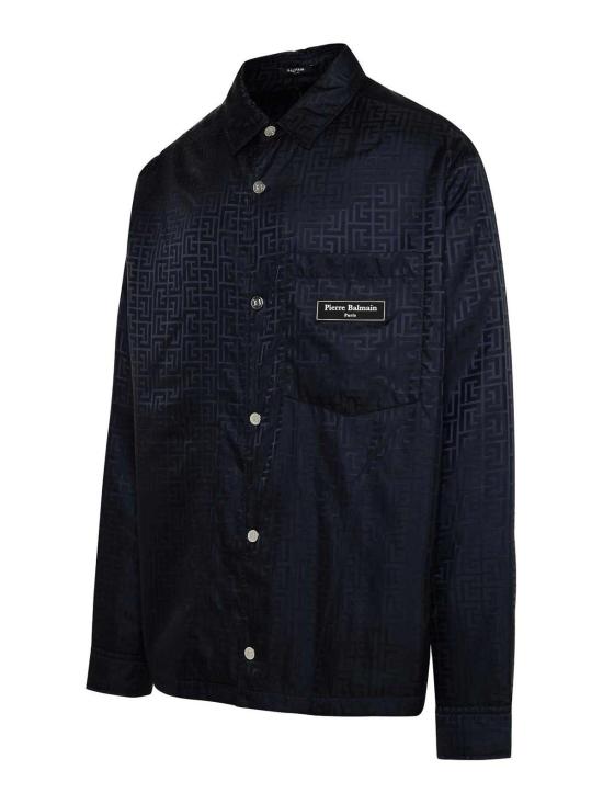  발망 셔츠 BH1HD001XB11EAP Black - BALMAIN