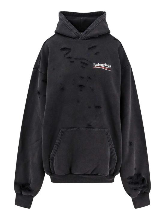 발렌시아가 탑 818557TRVP99756 Black