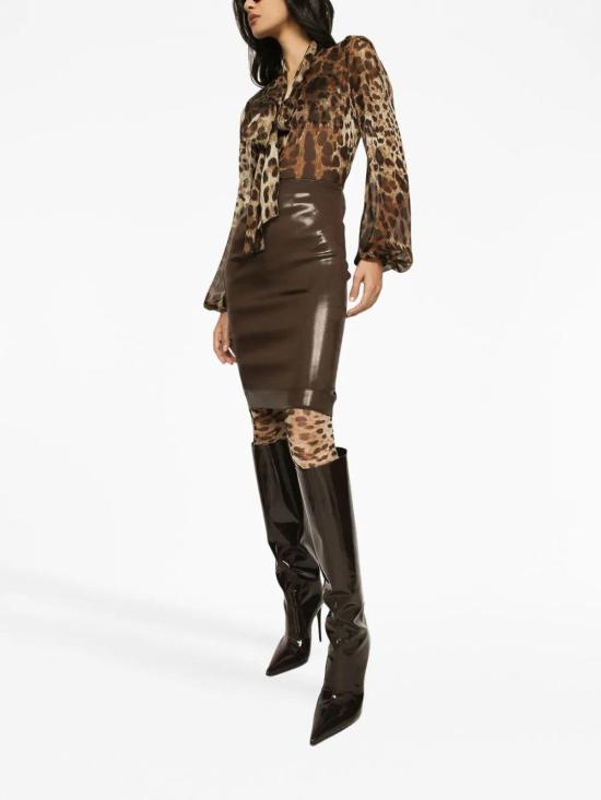  돌체앤가바나 블라우스 F5N70TIS1MNHY13M Brown - DOLCE & GABBANA
