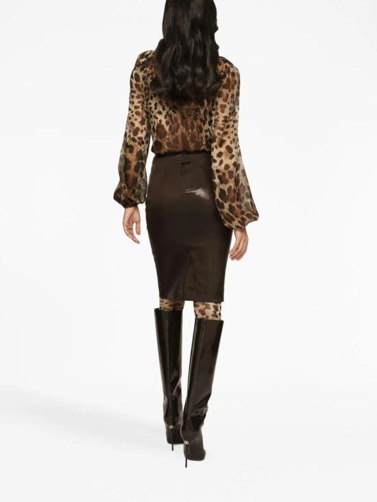  돌체앤가바나 블라우스 F5N70TIS1MNHY13M Brown - DOLCE & GABBANA