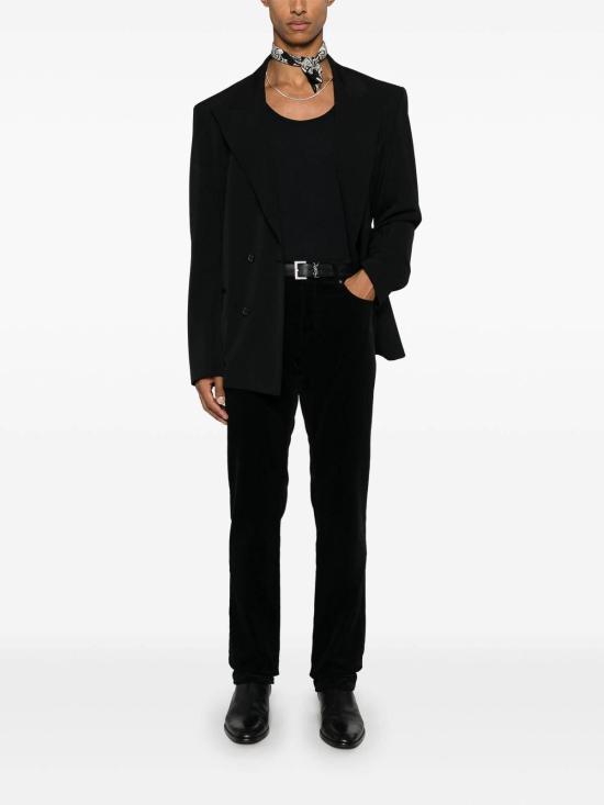  생로랑 스트레이트 팬츠 800332Y25IA1441 Red - SAINT LAURENT