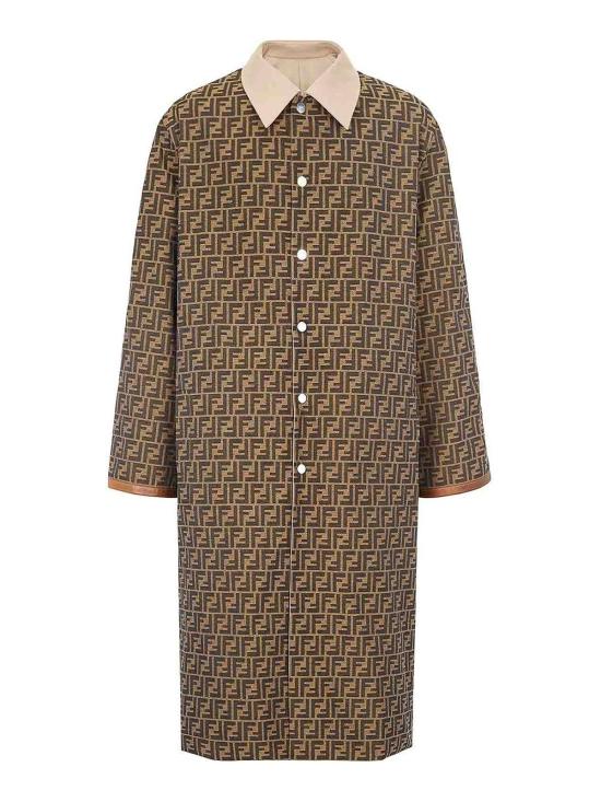  펜디 트렌치 코트 FF0741APNGF1M2L Beige - FENDI