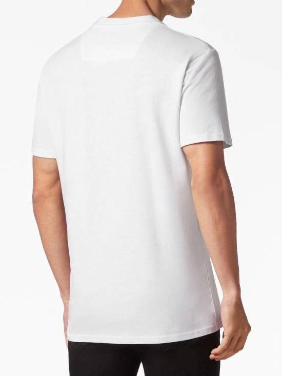  필립 플레인 반팔 티셔츠 MTK6187PJY002N01 White - PHILIPP PLEIN