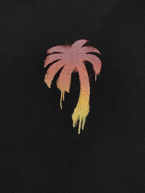  팜앤젤스 탑 PMBB126F23FLE0021025 Black - PALM ANGELS