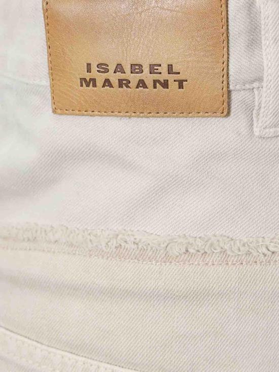  이자벨마랑 스트레이트 팬츠 PA0209FAA4H13I23EC Beige - ISABEL MARANT