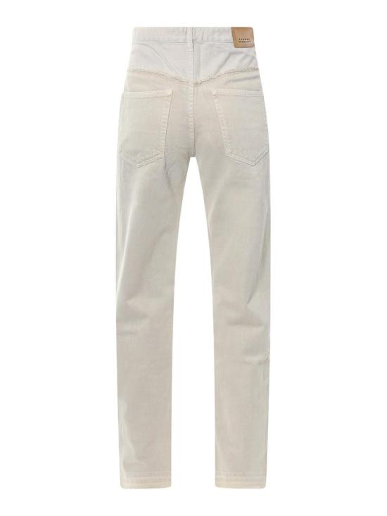  이자벨마랑 스트레이트 팬츠 PA0209FAA4H13I23EC Beige - ISABEL MARANT