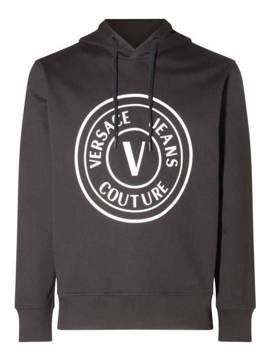  베르사체 후드 티셔츠 75GAIT08CF06T899 Black