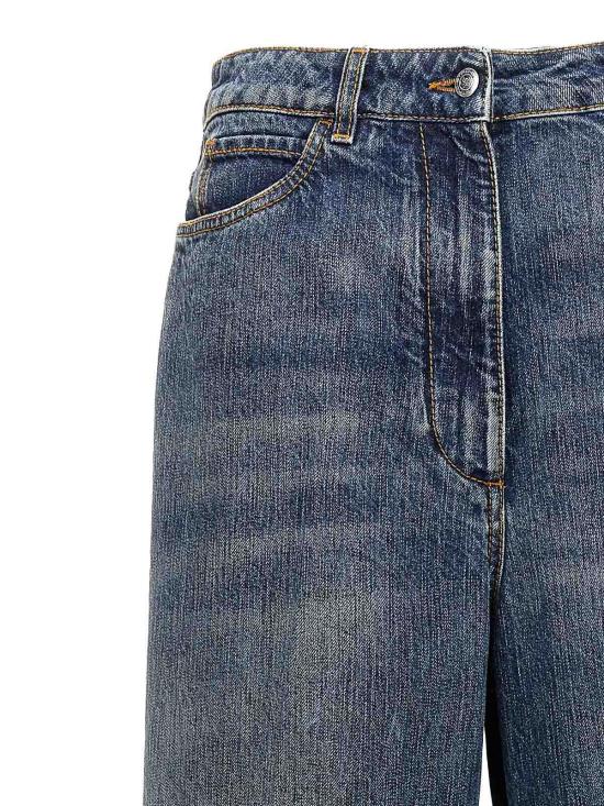  에트로 스트레이트 팬츠 118399044200 Blue - ETRO