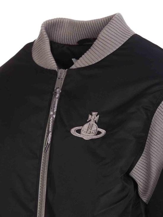  비비안웨스트우드 봄버 자켓 33040009W00M0N401 Black - VIVIENNE WESTWOOD