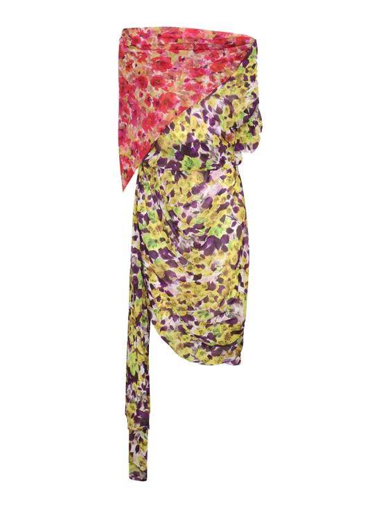  드리스 반 노튼 미디 스커트 110646014202 Yellow - DRIES VAN NOTEN