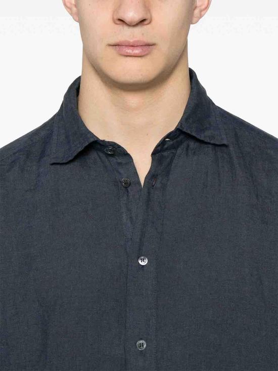 25SS 바레나 긴팔 셔츠 CAU50773007170 Dark Blue - BARENA