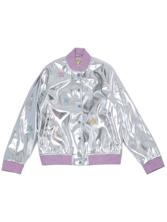 25FW [키즈] 스텔라 맥카트니 봄버 자켓 TX2D07 Z3373 925 SILVER