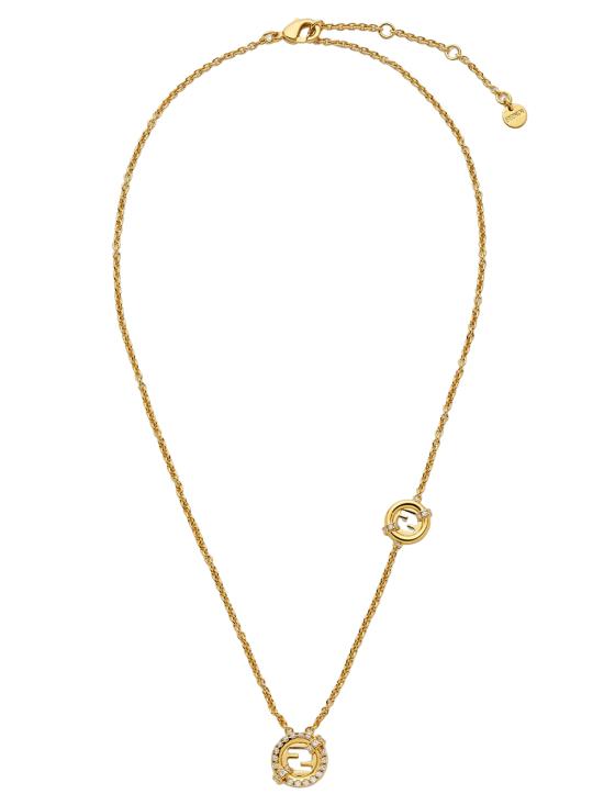 25FW 펜디 에버라운드 목걸이 8AL090 ATEP F089U ORO SOFT CRYSTAL