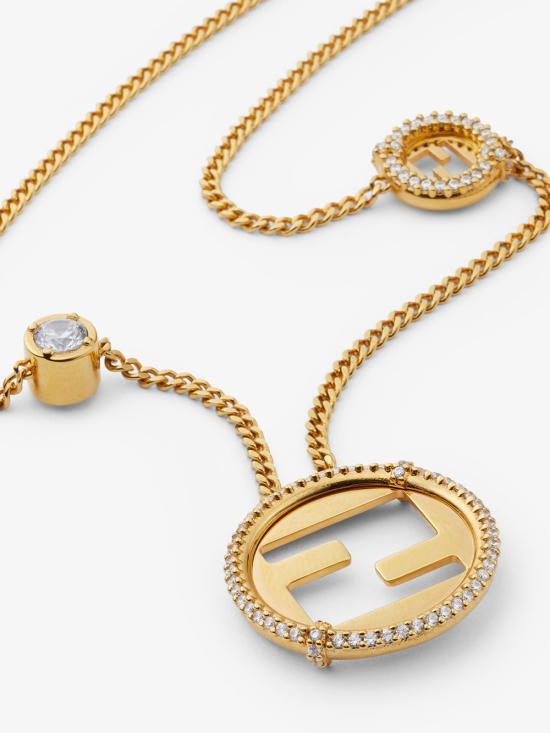 25FW 펜디 에버라운드 목걸이 8AL090 ATEP F089U ORO SOFT CRYSTAL - FENDI