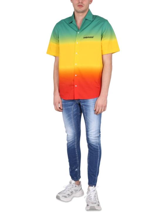  디스퀘어드2 반팔 셔츠 S71DM0627 S76687001S Multicolor - DSQUARED2
