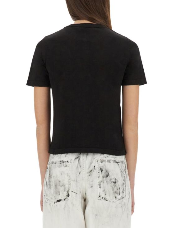 25SS 모스키노 반팔 티셔츠 09160400 0555 Black - MOSCHINO