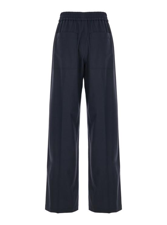 25FW 브루넬로 쿠치넬리 스트레이트 팬츠 MPW07P9002C060 Blu - BRUNELLO CUCINELLI