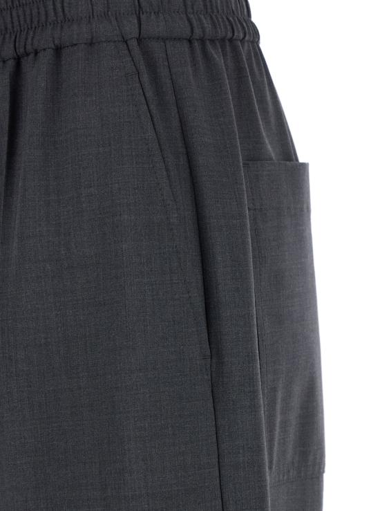 25FW 브루넬로 쿠치넬리 스트레이트 팬츠 MPW07P9002C4078 Grey - BRUNELLO CUCINELLI