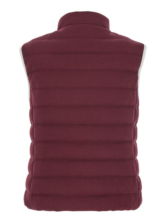 25FW 브루넬로 쿠치넬리 베스트 MG9277778C9663 Bordeaux - BRUNELLO CUCINELLI