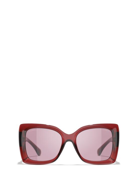26FW 샤넬 선글라스 CH5555 1819EV CRYSTAL BORDEAUX