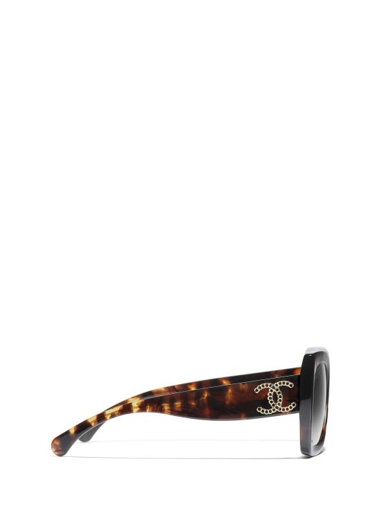 26FW 샤넬 선글라스 CH5555 1818S8 NEW EXCLUSIVE HAVANA TWEED - CHANEL