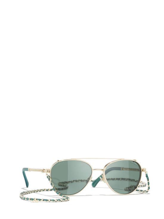 26FW 샤넬 선글라스 CH4292 C468SB PALE GOLD - CHANEL