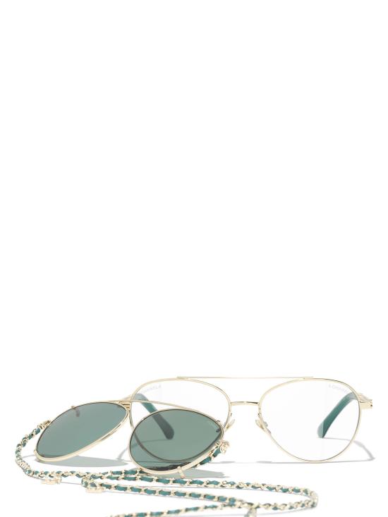 26FW 샤넬 선글라스 CH4292 C468SB PALE GOLD