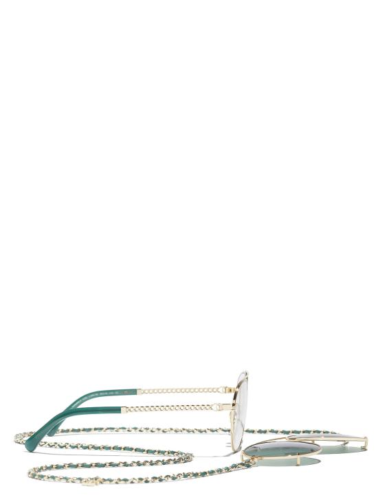 26FW 샤넬 선글라스 CH4292 C468SB PALE GOLD - CHANEL