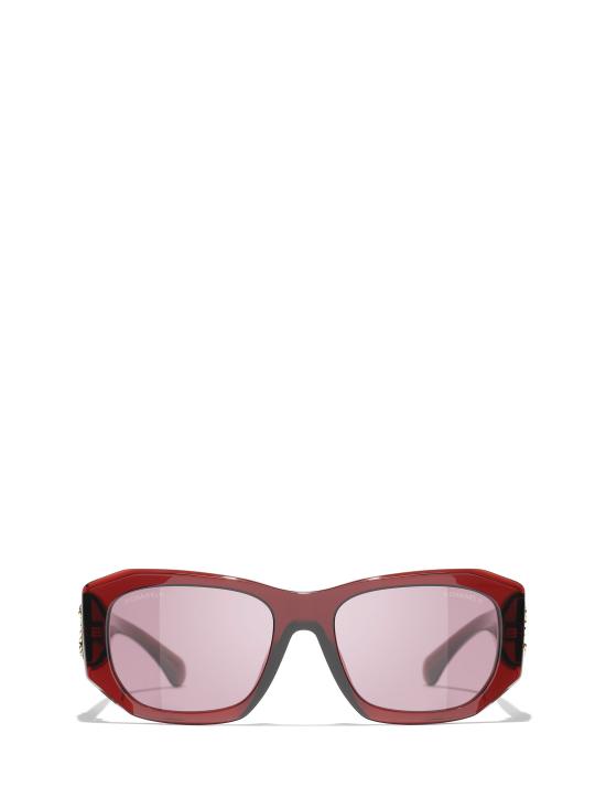 26FW 샤넬 선글라스 CH5554 1819EV CRYSTAL BORDEAUX