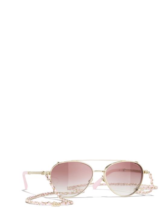26FW 샤넬 선글라스 CH4292 C489SB PALE GOLD - CHANEL