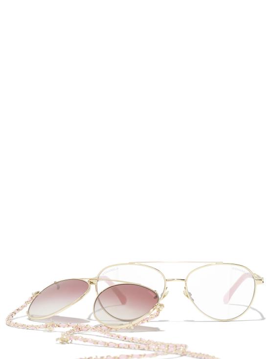 26FW 샤넬 선글라스 CH4292 C489SB PALE GOLD