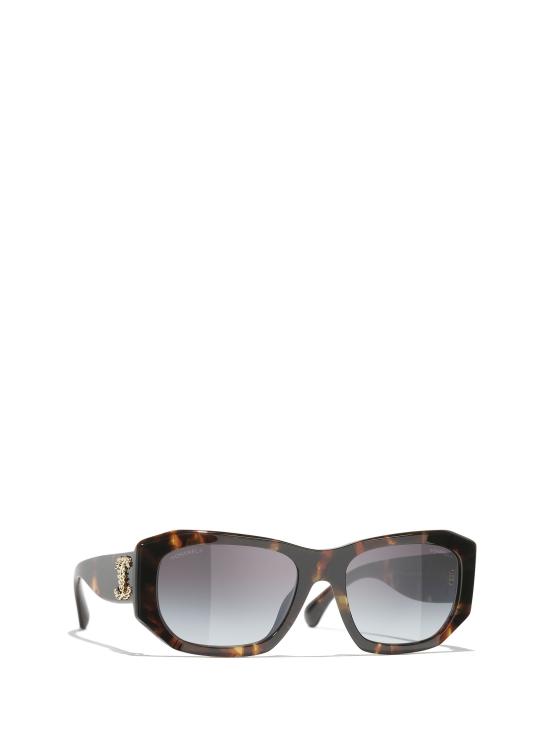 26FW 샤넬 선글라스 CH5554 1818S6 NEW EXCLUSIVE HAVANA TWEED - CHANEL