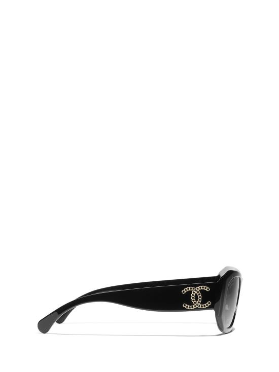 26FW 샤넬 선글라스 CH5554 C622T8 BLACK - CHANEL