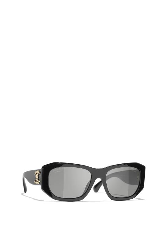 26FW 샤넬 선글라스 CH5554 C622T8 BLACK - CHANEL