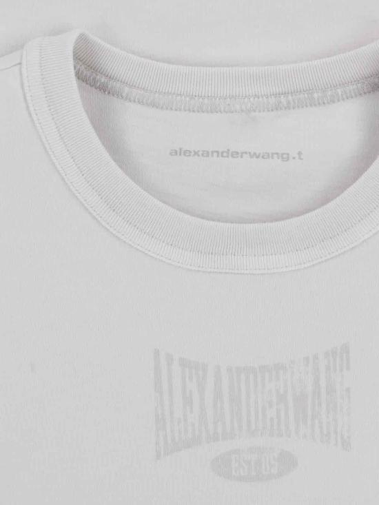 26SS 알렉산더 왕 반팔 티셔츠 4CC2251540132 Grey - ALEXANDER WANG