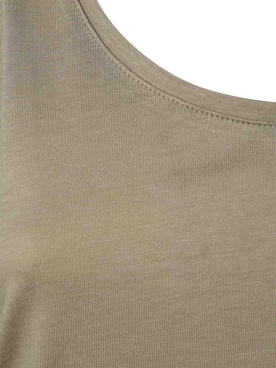 25SS 마제스틱필라쳐 민소매 티셔츠 M296FDE187136CENDRE Yellow - MAJESTIC FILATURES